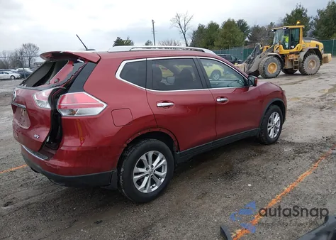 2016 Nissan Rogue Sv из США, поврежденный, VIN JN8AT2MT0GW024077